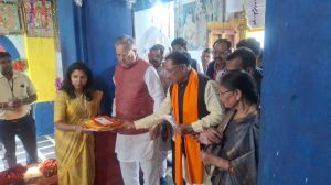 मुख्यमंत्री साय ने चंडी मंदिर एवम  रामजानकी मंदिर में पहुंचकर की पूजा अर्चना