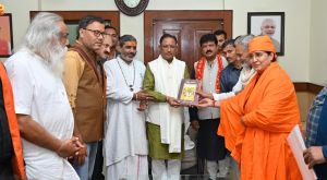  मुख्यमंत्री श्री साय से भारतीय गौ क्रांति मंच शाखा छत्तीसगढ़ के प्रतिनिधिमंडल ने की सौजन्य मुलाकात