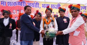 शाकम्भरी जयंती पर अयोजित कार्यक्रम में शामिल हुए मंत्री बृजमोहन अग्रवाल