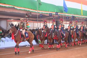 रायपुर में प्लाटून कमांडर्स ने किया मार्च पास्ट, देश की आन बान शान का दिखा जज्बा