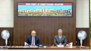  मुख्य न्यायाधिपति ने किया बिलासपुर जिला न्यायालय परिसर में स्थापित नवीन उपडाक घर का वर्चुअल शुभारंभ