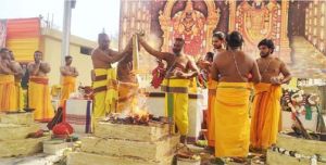  भगवान बालाजी की मूल मूर्ति में वैदिक रीति से 48 कलाओं का आह्वान