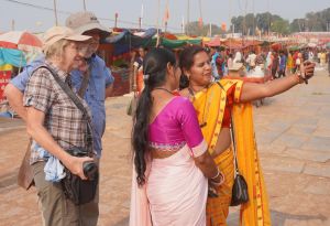  जर्मनी के पर्यटक, बोले नमस्ते राजिम