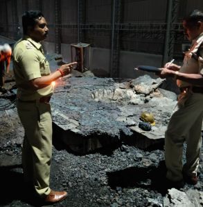  ब्लास्ट के बाद फर्नेस में गिरा मजदूर,  मौत 