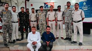 चोरी के दो आरोपी यूपी से गिरफ्तार, न्यायिक रिमांड पर जेल भेजे गए