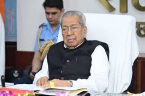 प्रधानमंत्री श्री मोदी के प्रवास के मद्देनजर राज्यपाल   ने राजभवन में बैठक ली