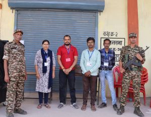  स्ट्रांग रूम किया गया सील, स्ट्रांग रूम की कड़ी सुरक्षा के लिए बल तैनात