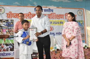 जीवन मे खेल की महत्वपूर्ण भूमिका होती है, मन लगाकर खेल भावना से ले प्रशिक्षण :  सीईओ डॉ. कन्नौजे