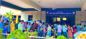 आयुर्वेद महाविद्यालय चिकित्सालय में 1256 बच्चों का स्वर्णप्राशन