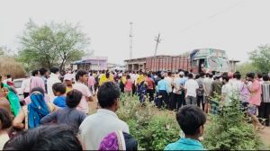  अनियंत्रित ट्रक ने सडक़ किनारे खड़े दो भाइयों को रौंदा, मौत