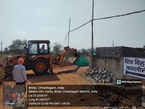 अवैध प्लाटिंग करने वालो पर नगर निगम भिलाई द्वारा की गई कार्यवाही अवैध प्लाटिंग करने वालो पर नगर निगम भिलाई द्वारा की गई कार्यवाही