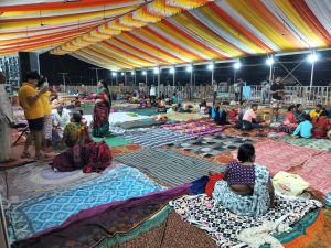 आमलेश्वर में शिवमहापुराण की तैयारी आमलेश्वर में शिवमहापुराण की तैयारी