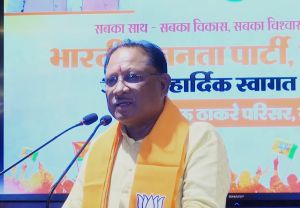 छत्तीसगढ़ में भाजपा की शानदार जीत पर मुख्यमंत्री विष्णु देव साय ने कार्यकर्ताओं का जताया आभार छत्तीसगढ़ में भाजपा की शानदार जीत पर मुख्यमंत्री विष्णु देव साय ने कार्यकर्ताओं का जताया आभार