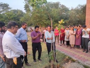 कलेक्टर डॉ. गौरव सिंह ,नगर निगम कमिश्नर अबिनाश मिश्रा ने लगाया नव गुरुकुल में हरि शंकरी का पौधा कलेक्टर डॉ. गौरव सिंह ,नगर निगम कमिश्नर अबिनाश मिश्रा ने लगाया नव गुरुकुल में हरि शंकरी का पौधा