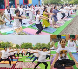  अंतरराष्ट्रीय योग दिवस पर तालपुरी में दिखा महिलाओं का जोशो खरोश 