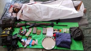  पांच लाख रुपये का इनामी माओवादी कमांडर अरूण मंडावी मारा गया