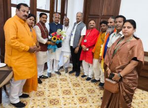  संसद भवन में छत्तीसगढ़ के सांसदों के साथ मिले मुख्यमंत्री श्री साय 