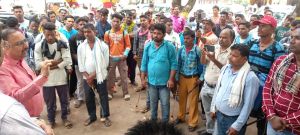 कीटनाशक दवाई का छिड़काव करने वाले एवं मैदानी स्वास्थ्य अमलो को दिया गया प्रशिक्षण