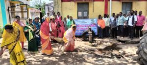  नारी शक्ति से जल शक्ति अभियान&rsquo;:ग्राम पंचायत ताराशिव में हुई तालाबों एवं जल स्त्रोतों  की सफाई