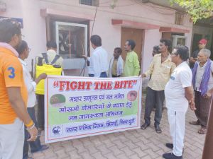 फाइट द वाइट व जल जनित बीमारी रोकने के लिए चल रहा अभियान 