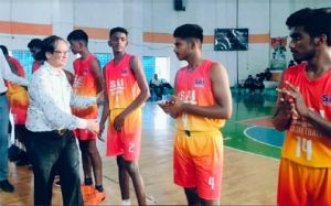 अखिल भारतीय अंतर साई और अंतर खेलो इंडिया एकेडमी बास्केटबॉल प्रतियोगिता का हुआ शुभारंभ अखिल भारतीय अंतर साई और अंतर खेलो इंडिया एकेडमी बास्केटबॉल प्रतियोगिता का हुआ शुभारंभ