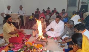 बाल कल्याण परिषद द्वारा संचालित बालिका गृह के नवनिर्मित भवन में हुआ हवन-पूजन 