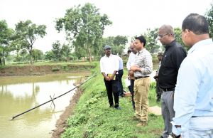 कलेक्टर एवं सीईओ जिला पंचायत ने ग्राम टेकापार में मत्स्य बीज उत्पादन का किया अवलोकन कलेक्टर एवं सीईओ जिला पंचायत ने ग्राम टेकापार में मत्स्य बीज उत्पादन का किया अवलोकन