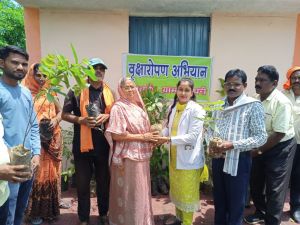 मां के नाम पर आयुष ग्राम सिंघरी में औषधीय पौधों का किया गया रोपण मां के नाम पर आयुष ग्राम सिंघरी में औषधीय पौधों का किया गया रोपण