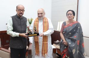  केन्द्रीय गृहमंत्री अमित शाह से राज्यपाल श्री रमेन डेका ने की सौजन्य मुलाकात