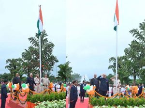  छत्तीसगढ़ उच्च न्यायालय में मुख्य न्यायाधीश ने किया ध्वजारोहण  