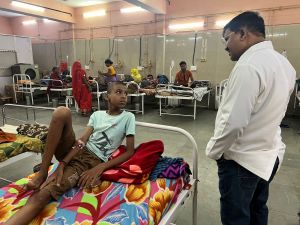  हड़ताल में भी सिम्स में बनी रही व्यवस्था