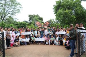 रंग-बिरंगी तितलियों की जानकारी रहा आकर्षण का केंद्र रंग-बिरंगी तितलियों की जानकारी रहा आकर्षण का केंद्र