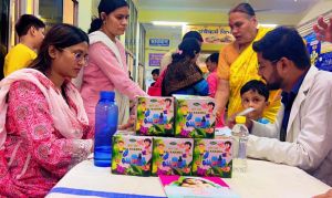 आयुर्वेद महाविद्यालय चिकित्सालय में 2046 बच्चों का स्वर्णप्राशन