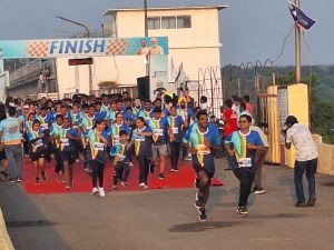 हाफ मैराथन के ज़रिये , जल बचाने की क़वायद में लोग दिखा रहे उत्साह हाफ मैराथन के ज़रिये , जल बचाने की क़वायद में लोग दिखा रहे उत्साह