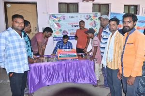 भिलाई क्षेत्र में  शिविर के माध्यम से आयुष्मान कार्ड  बनाए जा रहे हैं