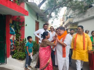  दक्षिण में भाजपा प्रत्याशी सुनील सोनी कर रहे सघन जनसंपर्क