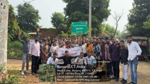 शंकराचार्य कालेज रायपुर के विद्यार्थियों का कुलदीप निगम वृद्धाश्रम भ्रमण