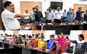  राष्ट्रीय एकता दिवस पर ली गई एकता की शपथ