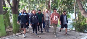 भेलवा तालाब नेहरू नगर निरीक्षण करने पहुंचे आयुक्त 