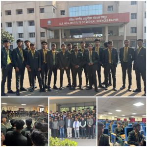  प्रयास विद्यालय के विद्यार्थियों ने एम्स रायपुर का किया भ्रमण
