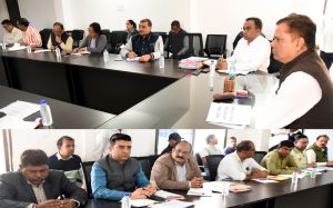  संभागायुक्त एस.एन. राठौर ने संभागस्तर पर विभागवार कार्यों की समीक्षा की