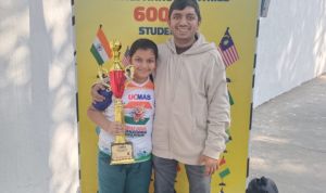 वैश्विक स्तर पर आयोजित अबेकस व मानसिक अंकगणित प्रतियोगिता में रायपुर की नौनिहाल प्रथम रनर अप बनी वैश्विक स्तर पर आयोजित अबेकस व मानसिक अंकगणित प्रतियोगिता में रायपुर की नौनिहाल प्रथम रनर अप बनी