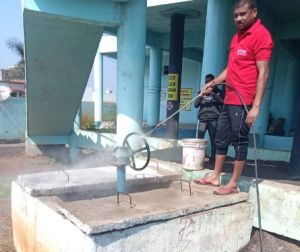 रायपुरा ओवर हेडटैंक की शील्ट सफाई की गयी रायपुरा ओवर हेडटैंक की शील्ट सफाई की गयी