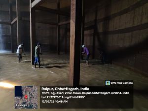 दलदल सिवनी ओवर हेड टैंक की सील्ट की सफाई की गई दलदल सिवनी ओवर हेड टैंक की सील्ट की सफाई की गई