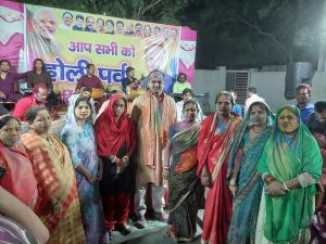 सभापति राठौड़ के होली मिलन में पहुँचे विधायक सुनील सोनी, पुरंदर मिश्रा, मोतीलाल साहू