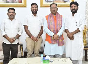 मुख्यमंत्री विष्णुदेव साय से नवनियुक्त निगम-मंडल अध्यक्षों ने की सौजन्य भेंट मुख्यमंत्री विष्णुदेव साय से नवनियुक्त निगम-मंडल अध्यक्षों ने की सौजन्य भेंट