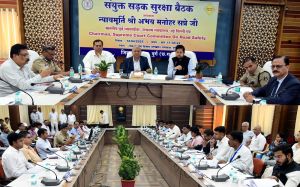 वाहन चालकों के लिए हेलमेट, सीटबेल्ट के उपयोग व लायसेंस एवं बीमा होना जरूरी- न्यायमूर्ति 