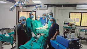 चेहरे पर गंभीर चोट का सफल ऑपरेशन जिला चिकित्सालय में चेहरे पर गंभीर चोट का सफल ऑपरेशन जिला चिकित्सालय में