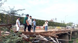 शाम को आए आंधी-पानी से पेड़ एवं डांलिया गिर गई थी, उसे व्यवस्थित किया गया शाम को आए आंधी-पानी से पेड़ एवं डांलिया गिर गई थी, उसे व्यवस्थित किया गया