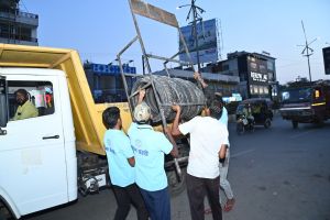 टीम प्रहरी नेचलाया अतिक्रमण हटाने अभियान